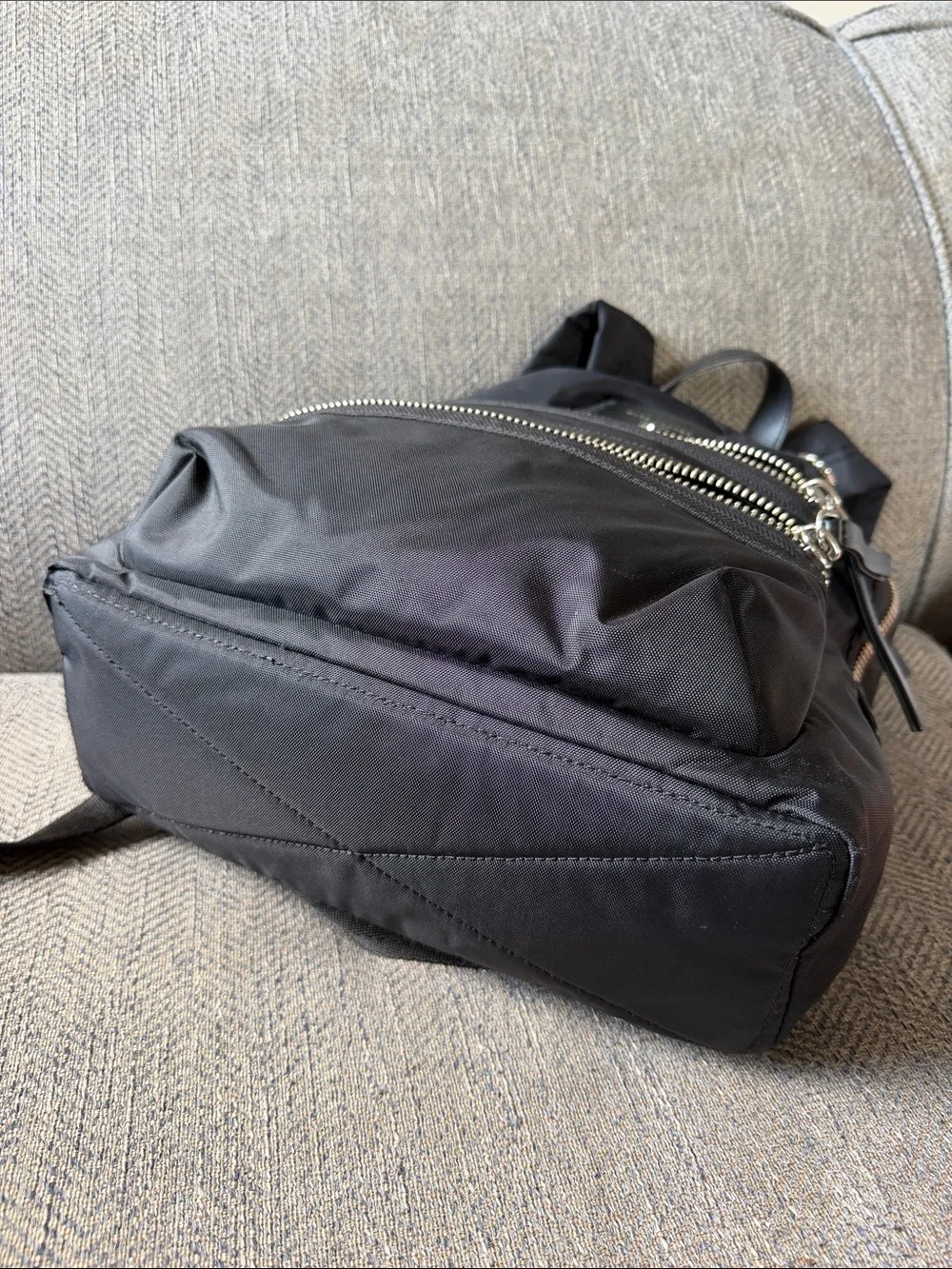 Marc Jacobs Black Nylon Biker Backpack